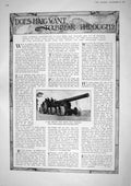Old 1917 Submarine Cruiser War Ship Mine-Layer Merchant Attack R.N.V. 20th