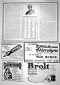 Old 1917 Wosley Wera Nom De Guerre Chlorodyne War Bonds Brolt Brandau 20th