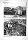 Old Damaged 1917 War Tank Bourlon Wood Holborn Prudential Africa Nati 20th