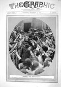 Old Print 1917 King Queen Princess Mary Munitioneers War Siers Anzacs Tr 20th