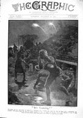 Old Print 1917 War Siers German Gas Masks Trench Christmas America Franc 20th