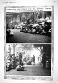 Old Print 1917 Christmas War Greetings Atkins Mail Letters Scottish Sier 20th
