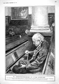 Old Print 1917 Church Martin'S-In-The-Fields War Sier Pathos Hun Childre 20th