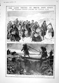Old 1918 Tedeschi Italy Refugees British Dam Barbed Wire Trenches Mon 20th