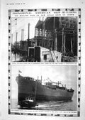 Old 1918 America Ship Building Seattle Steamship Ernest Lister Bradfo 20th