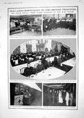 Old Print 1918 British Prisoners Holland Siers War Hotel Scheveningen Ho 20th