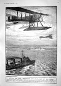 Old 1918 War Ship Destroyers Sea-Planes Method Building Wooden Jones 20th