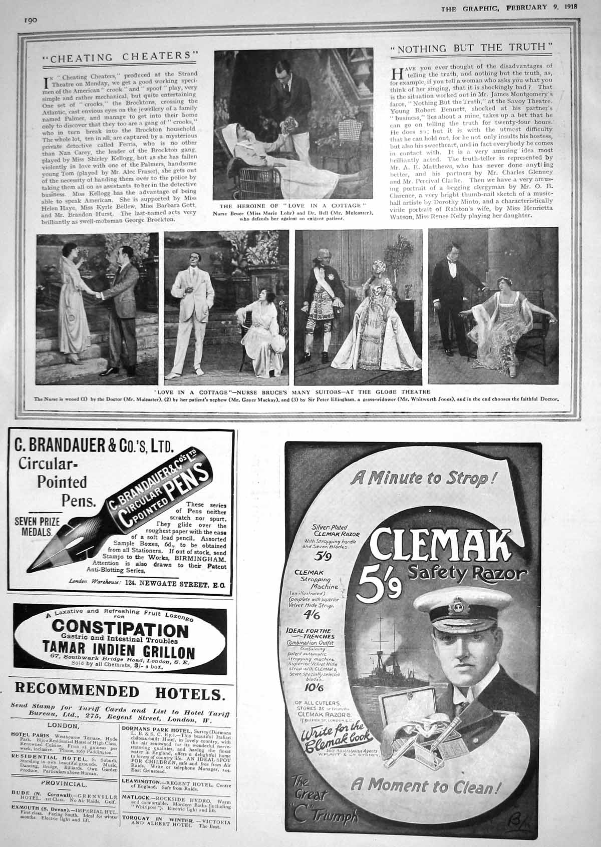 Old 1918 Theatre Marie Lohr Mulcaster Mackay Whitworth Jones Clemak R 20th