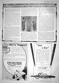 Antique Old Print 1918 Three Graces Rational Dress Ovaltine Tonic Swan Pen 20th