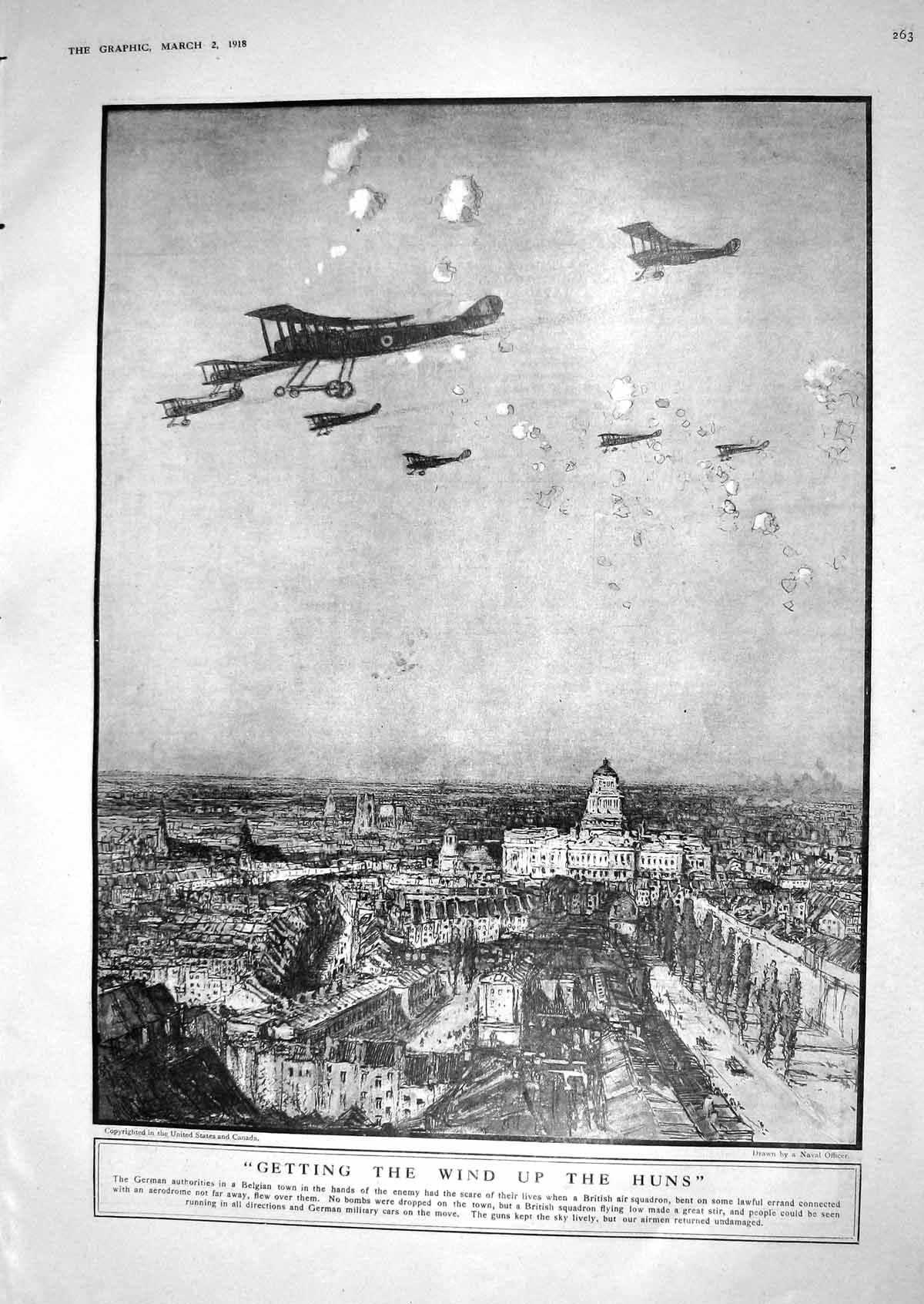 Old 1918 War German Aeroplanes British Air Squadron War Bonds Submari 20th