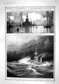 Old 1918 Super-Dreadnought Ship War German Naval Officer Library Coll 20th
