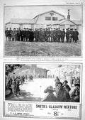 Antique Print 1918 British Prisoners War Holland Y.M.C.A. Smiths Cigarettes
