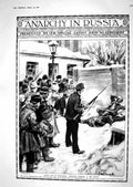 Old 1918 War Lynch Law Petrograd Shooting Robbers Street Russia Revol 20th