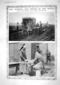 Old Print 1918 War Flotsam Jetsam British Siers German Prisoner Agarwala 20th