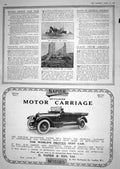 Old 1918 Concrete Ship Vickers Advertisement Napier Motor Cars Burlin 20th