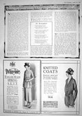 Antique Old Print 1918 Marshall Snelgrove Knitted Coats Dickins Jones London