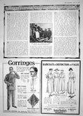 Old Print 1918 War Atkins Squire Dames Refugees Gorringes Samuel Brothers 20th