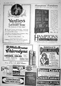 Antique Old Print 1918 Hamptons Yardley'S Soap Chlorodyne Brodies Hair Dyes