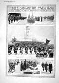 Old 1918 War Uncle Sam Buckingham Palace Page Sims Embassy American S 20th