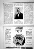 Old Print 1918 Frank Newbolt Barrister Advertisement Cameron Harlene Hair 20th