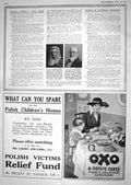 Antique Old Print 1918 Fitzgerald Lord Courtney Oxo Polish Childrens Homes 20th