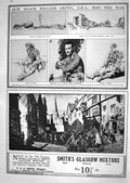 Antique Old Print 1918 Major Orpen War Gas Mask Peronne Elles Tobacco Harlene