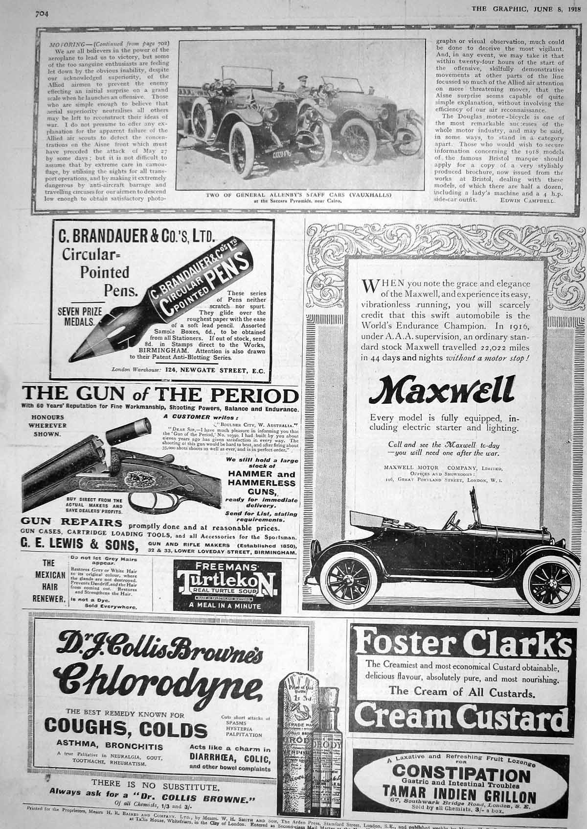 Old 1918 General Allenby Staff Vauxhall Cars Saccara Pyramid Cairo Ma 20th