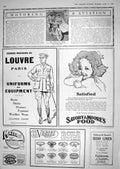 Antique Print 1918 Ed Orderley O.C. B.S.A. Sidecar Motorcycle Louvre Paris 20th