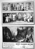 Antique Old Print 1918 Theatre Lion Chinese Puzzle Mannering Smith Tobacco 20th