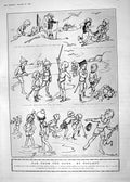 Old Print 1918 French Children Siers Cartoons Desolation Ypres Ensign Ph 20th