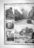 Old 1918 War Destruction Germans Arras Bapaume Roye Amiens Albert Per 20th