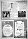 Old Print 1918 Aldwych Theatre Y.M.C.A. Girl Utah Blair Cigarette Pianos 20th