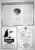 Old Print 1918 Gertrude Elliott Eyes Youth Theatre Morny Hurculaces Boots 20th