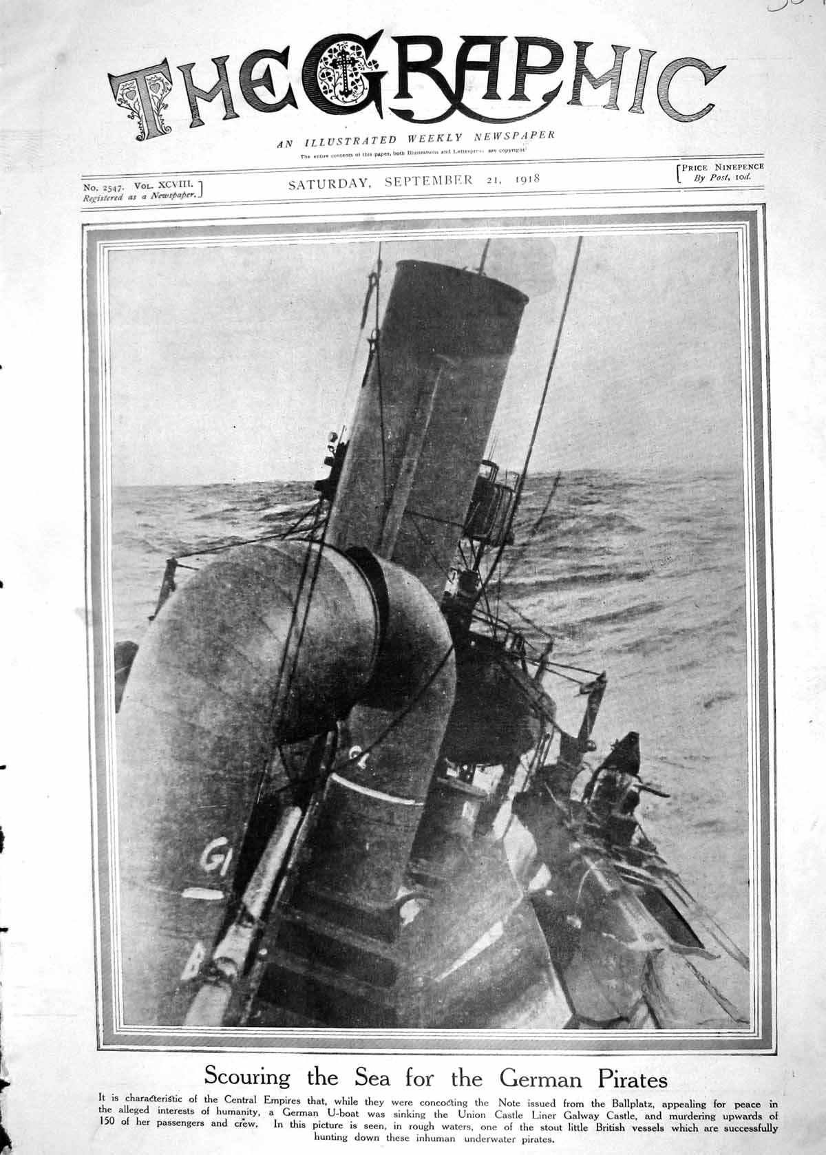 Old 1918 War Ship British Ship German U-Boat Mihiel Salient Map Gobhi 20th