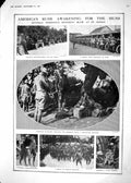 Old 1918 War American Artillery Supply Train German Prisoners Ludendo 20th