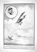 Old 1918 Canadian Airman Bishop Nieuport Chaser Aeroplane British Nav 20th