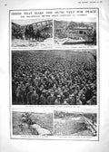 Old 1918 Canal Du Nord German Prisoners War British Engineers Map Hin 20th