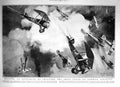 Old Vintage Print 1918 War Boyd Cable German Aircraft British Aeroplanes 20th