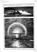 Old 1918 War Night Operations North Sea British Destroyer Ships Hunte 20th