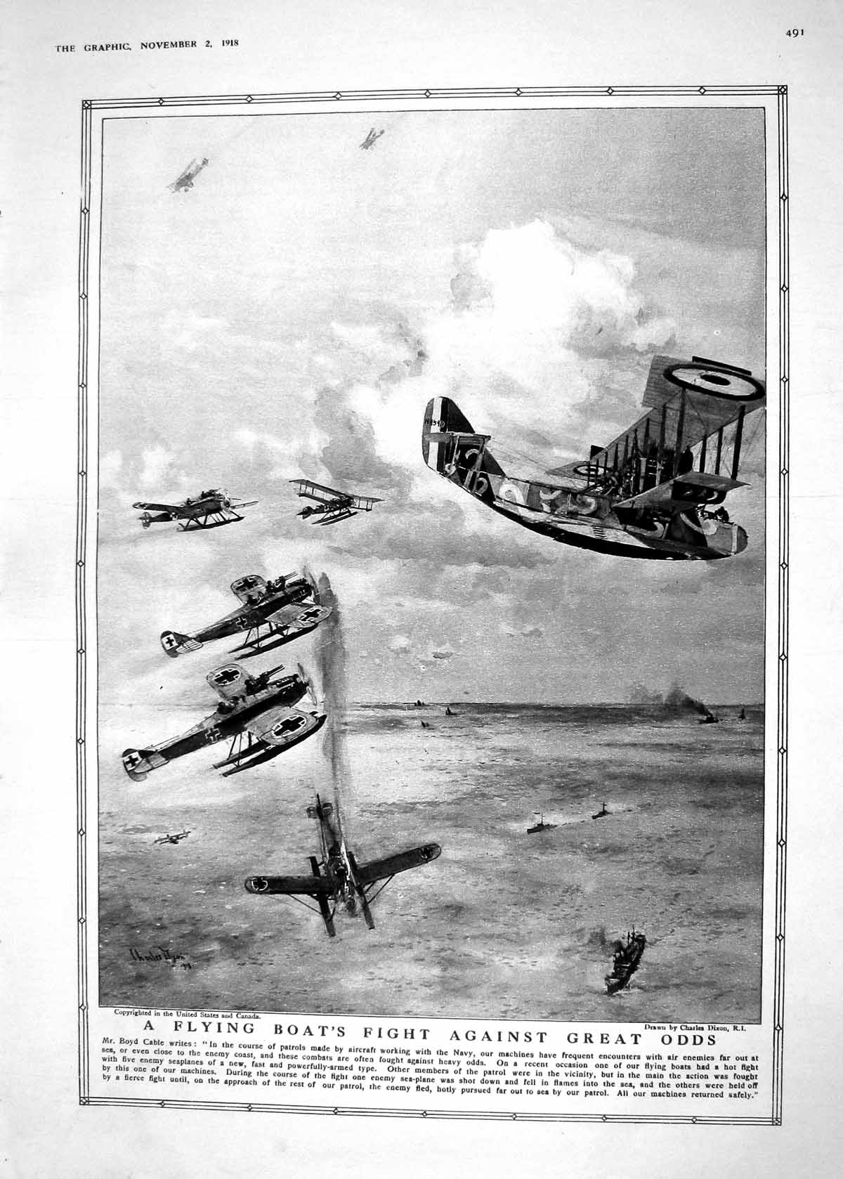 Old 1918 War Navy Aircraft Flying Boats Jemadar Gurung Rana Ransur Si 20th