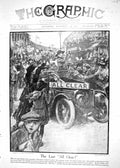 Old 1918 London Street Scene German Surrender War Victoria Memorial P 20th
