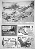 Old 1918 British War Aeroplane Haig'S Hawks Hindenburg Manfield Foot' 20th