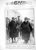 Old 1918 French Marshal Foch Clemenceau King Nicholas Rostand Berlin 20th