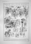 Old 1918 War French Celebrations Nice Thiriat Wilson Battle Ships Cha 20th