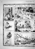 Old Print 1918 War Hitherto France Church American Siers Chateau Thierry 20th