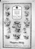 Old Print *6036 1918 Mappin Webb Christmas Gifts Jewellery Leather Silver