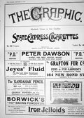 Old 1918 Advertisement State Express Cigarettes Dawson Whisky Jeyes F 20th