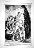 Antique Print 1918 War Scene Wringing Prussian Eagle'S Neck Siers Weapons 20th