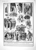 Old 1918 La Belle France Street Scene Tram Girl Debutante Women Worke 20th