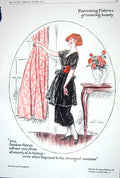 Old 1920 Advertisement Sundour Fabrics Countryside Lane Pullars Perth 20th
